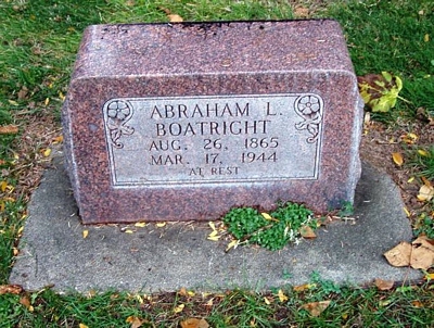 Abraham Lincoln Boatright Gravestone