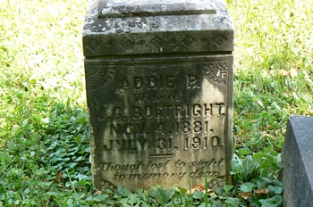 Ada Robinette Boatright Gravestone