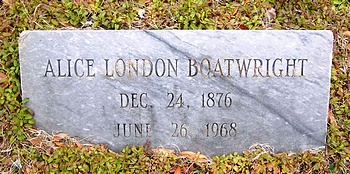 Alice London Boatwright Marker