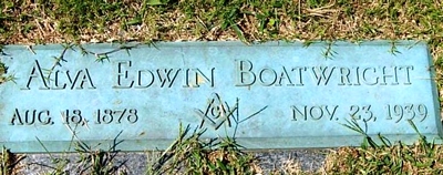 Alva Edwin Boatwright Marker