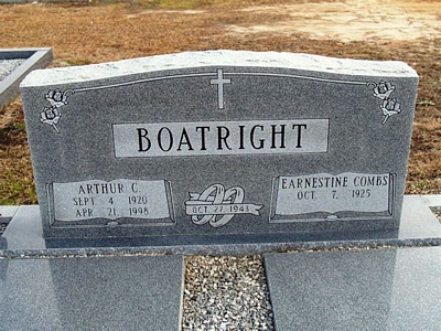 Arthur Claude Boatright Gravestone