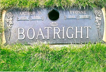 Arthur Dale and Phylis Yvonne Boyd Boatright Gravestone