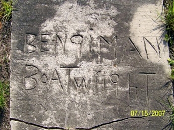 Benjamin Boatwright Gravestone