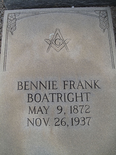 Benjamin Franklin Boatright Gravestone