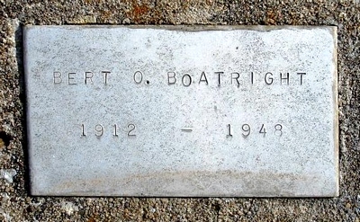 Bert Obern Boatright Marker
