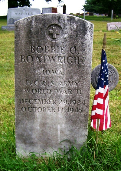 Bobbie O. Boatwright Gravestone