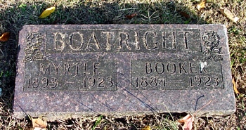 William Booker and Lilly Myrtle Walters Boatright Marker
