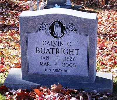 Calvin C. Boatright Gravestone
