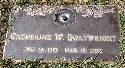 Catherine W. Meagher Boatwright Marker
