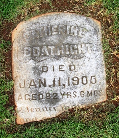 Catherine Tally Boatwright Gravestone