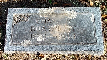Charles Baxter Boatright Gravestone