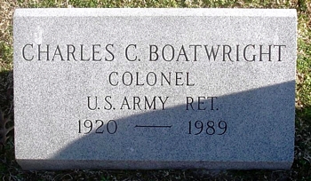 Charles C. Boatwright Gravestone