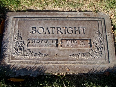 Chester Lee Boatright Gravestone