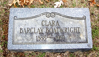 Clara Barclay Boatwright Marker