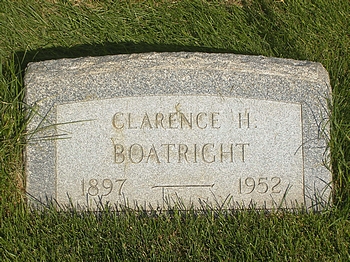 Clarence Harold Boatright Gravestone