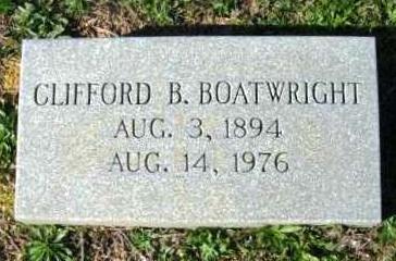 Clifford Bedelle Boatwright Marker