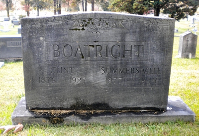 Clinton Boatright Gravestone