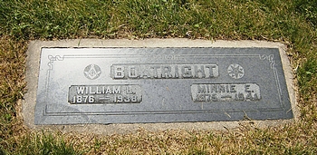 William Louis Boatright and Minnie Ella Stump Marker