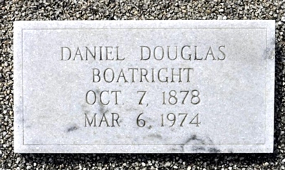 Daniel Douglas Boatright Gravestone