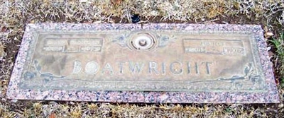 Daniel Franklin and Lucille Pyburn Boatwright Marker