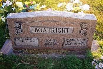 Daniel Leroy Boatright Gravestone