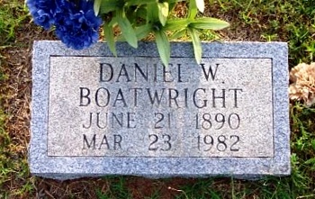 Daniel Webster Boatwright Marker