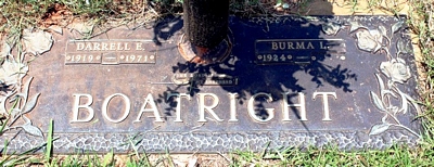 Darrell Eugene Boatright Marker