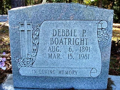 Debbie Mary Pacetti Boatwright Gravestone