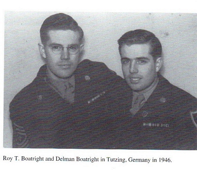 Roy Tynan Boatright and brother Delman McDonald Boatright