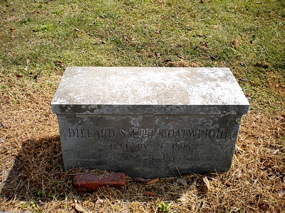 Dillard Smith Boatwright Gravestone