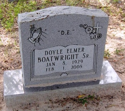 Doyle Elmer Boatwright Gravestone