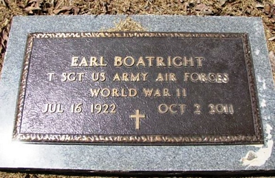 Earl Boatright Gravestone