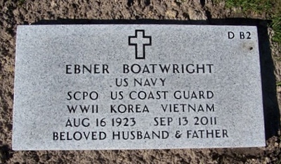 Ebner Boatwright Gravestone