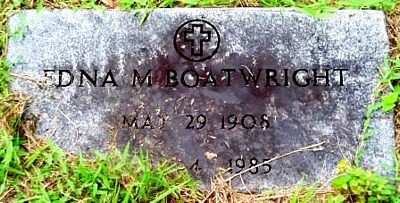 Edna Mae Ament Boatwright Marker