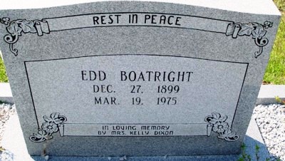 Edward Archie Boatright Gravestone