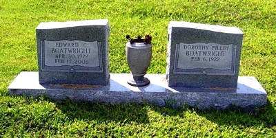 Edward C. and Dorothy Filley Boatwright Gravestone