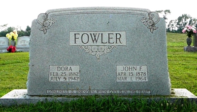 Eldora Boatright and John Fowler Gravestone