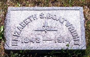 Elizabeth Susan Barker Boatwright Marker