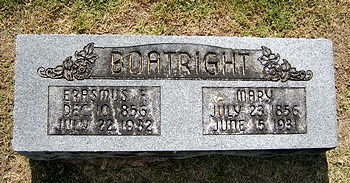 Erasmus Franklin Boatright and Mary Catherine Ferguson Marker