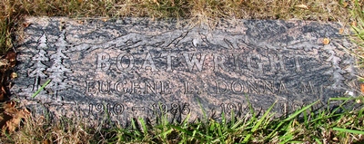 Eugene Leroy and Donna Marie Riding-Grossnickle Boatwright Gravestone