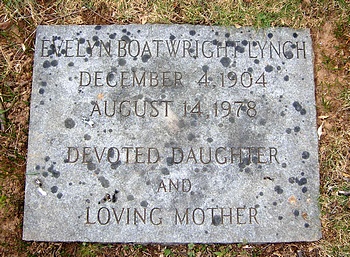 Evelyn Moore Boatwright Marker