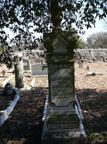 Faust Boatwright Gravestone