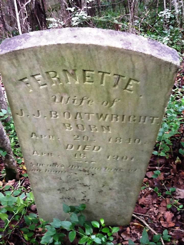 Fernetta Herrin Boatwright Gravestone