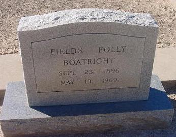 Fields Foley Boatright Gravestone