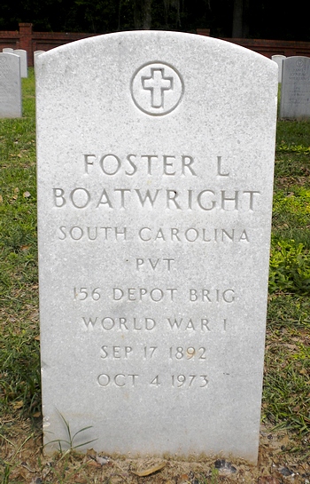 Foster L. Boatwright Gravestone