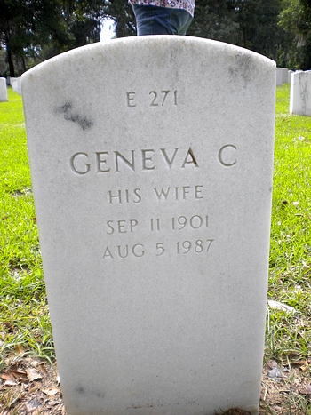 Geneva C. Boatwright Gravestone