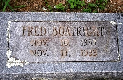 Fred Boatright Marker