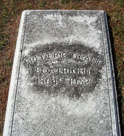 Frederick Grant Boatright Gravestone