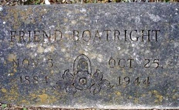 Friend William Boatright Marker