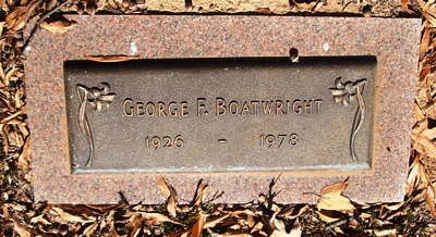 George Felton Boatwright Gravestone
